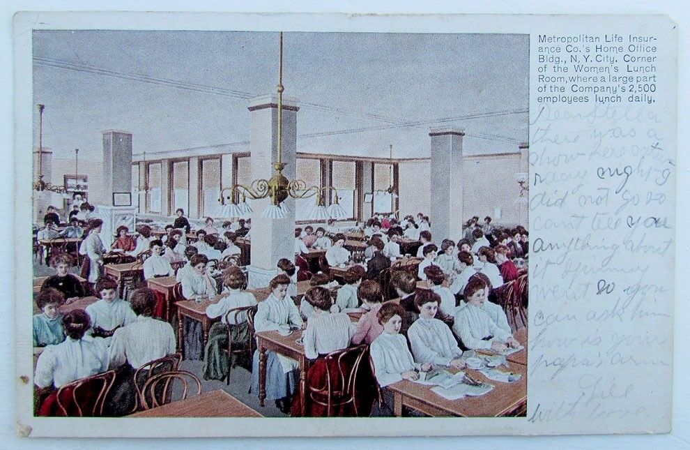 VINTAGE 1907 UNDIVIDED POSTCARD METROPOLITAN LIFE INSURANCE HOME OFFICE NEW YORK