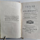 1788 JULIE de GRAMMONT in FRENCH antique VOL. II