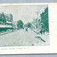 CLINTION NJ BUSINESS SECTION ANTIQUE POSTCARD