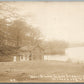 HINESBURG VT WEST SHORE LAKE IROQUOIS ANTIQUE REAL PHOTO POSTCARD RPPC