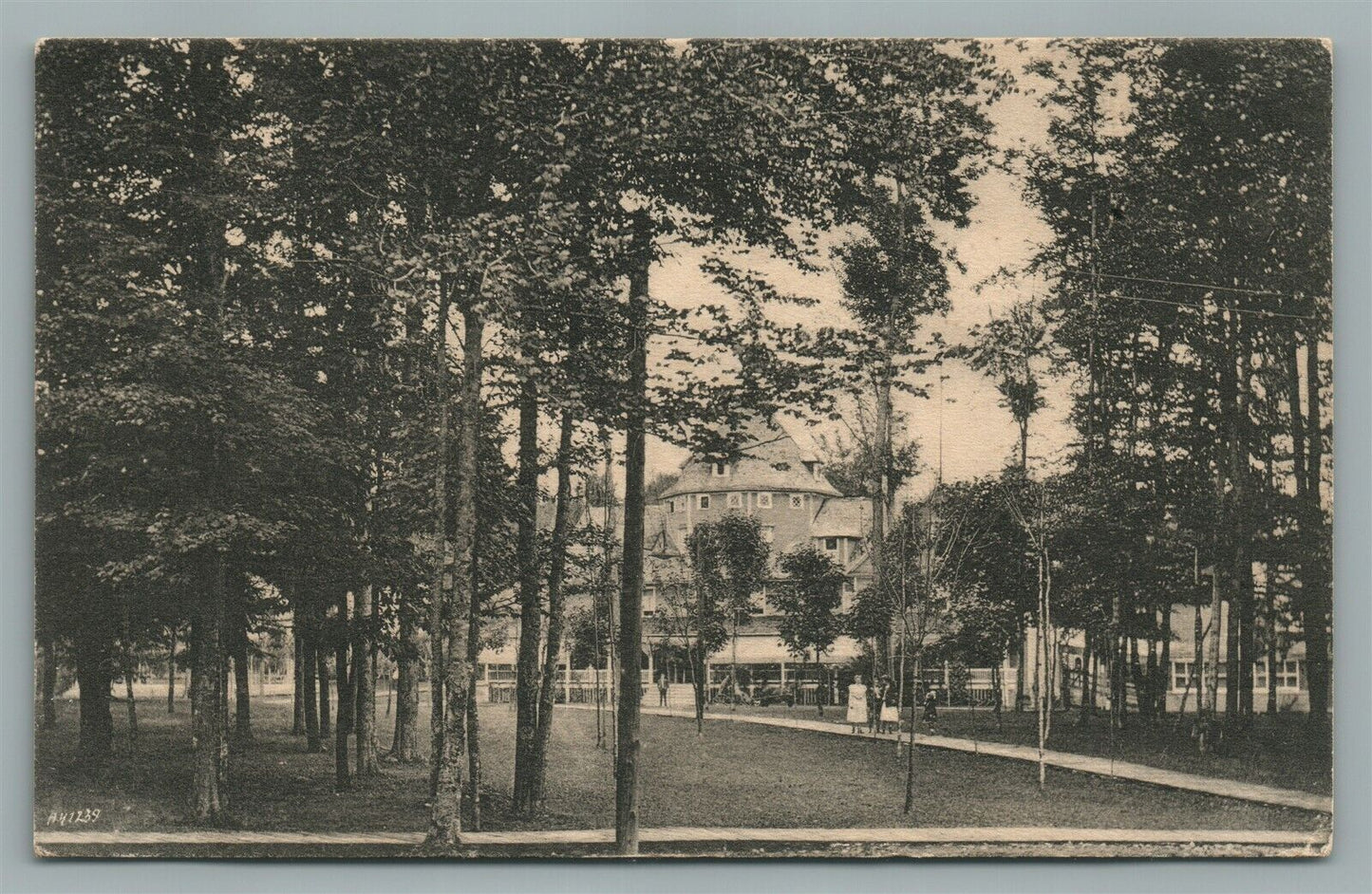 EAGLES MERE PA FOREST INN ANTIQUE POSTCARD