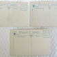 LOT OF 3 VINTAGE POSTCARDS - GREETINGS FROM WEST ONEONTA NEW YORK N.Y.