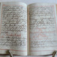 1800s GERMAN MANUSCRIPT PRAYER BOOK antique HANDWRITTEN fine morocco binding