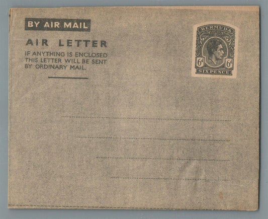 BERMUDA AIR LETTER VINTAGE COVER