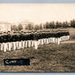 US MILITARY CADETS ANTIQUE REAL PHOTO POSTCARD RPPC