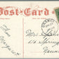 SOUTH ORANGE NJ SCOTTLAND ROAD AND MONTROSE AVENUE ANTIQUE POSTCARD