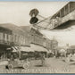 MONTAGE KANSAS CITY MO AIRPLANE ANTIQUE REAL PHOTO POSTCARD RPPC AVIATION