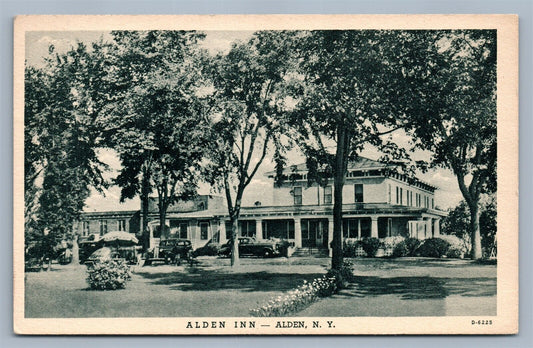 ALDEN INN NY VINTAGE POSTCARD