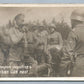 GERMAN KRONPRINZ INSPECTING MASHINE GUN NEST ANTIQUE REAL PHOTO POSTCARD RPPC