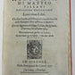 1577 DELLA HISTORIA DI MATTEO VILLIANI antique ITALIAN HISTORY 16th CENTURY