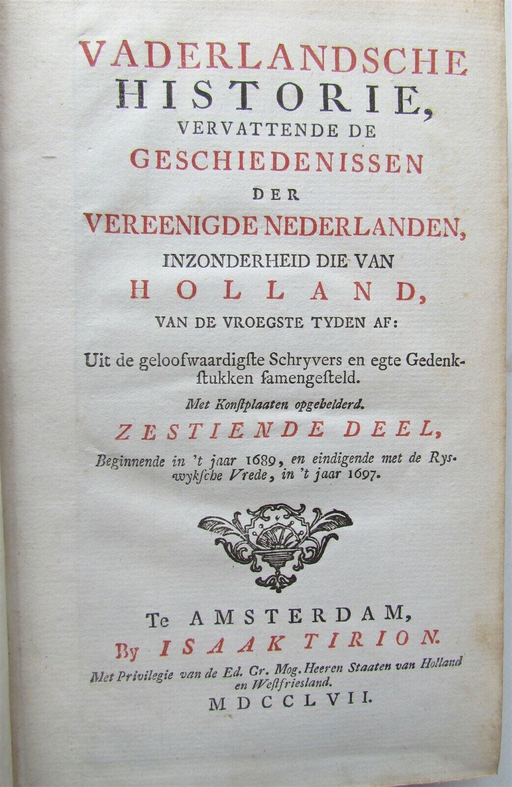 1749-59 21 volumes NETHERLANDS HISTORY ILLUSTRATED antique VELLUM BOUND