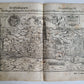 1575 NORDLINGEN GERMANY LEAF BELLEFOREST EDITION of MUNSTER COSMOGRAPHY antique