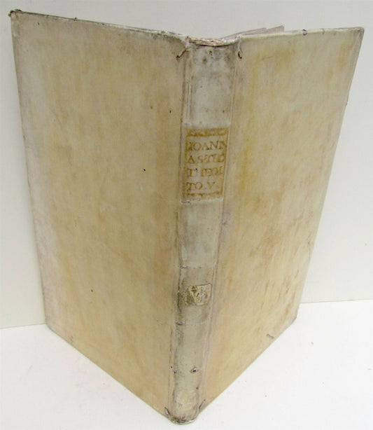 1711 VELLUM BOUND ANTIQUE FOLIO Ioannis a Sto Thoma v. 5