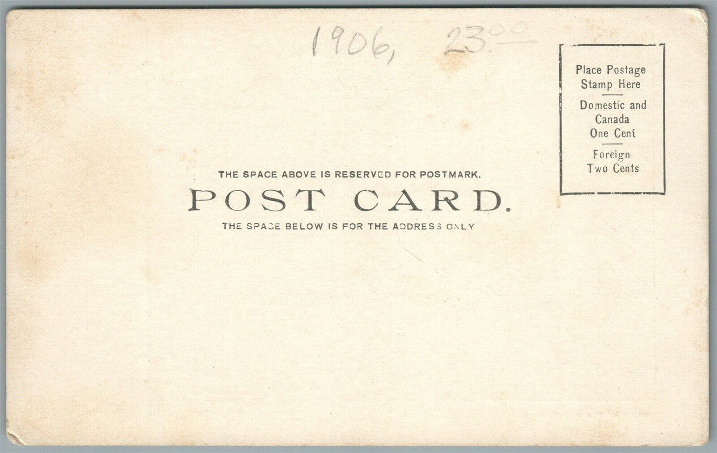 WWI AMERICAN SOLDIERS CAMP BARBER SHOP ANTIQUE POSTCARD