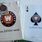 VINTAGE 1950s BOXED PLAYING CARDS DECK LIFETIME METER Co. RALEIGH NC