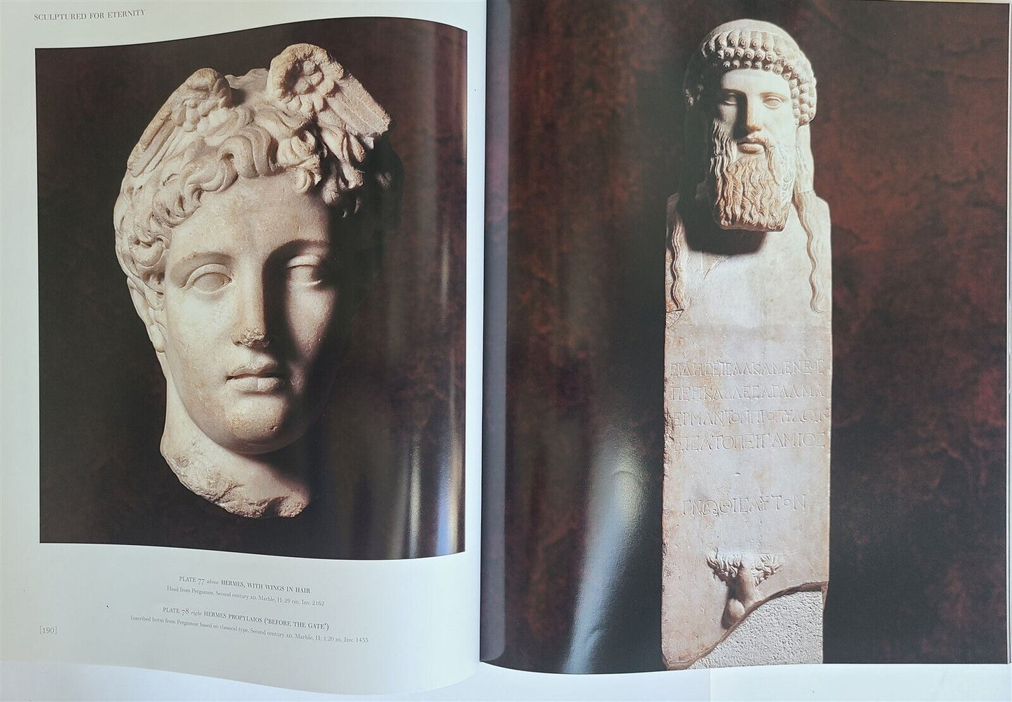 SCULPTURED FOR ETERNITY ART from Istanbul Museum ALBUM FOLIO ILLUSTRATED