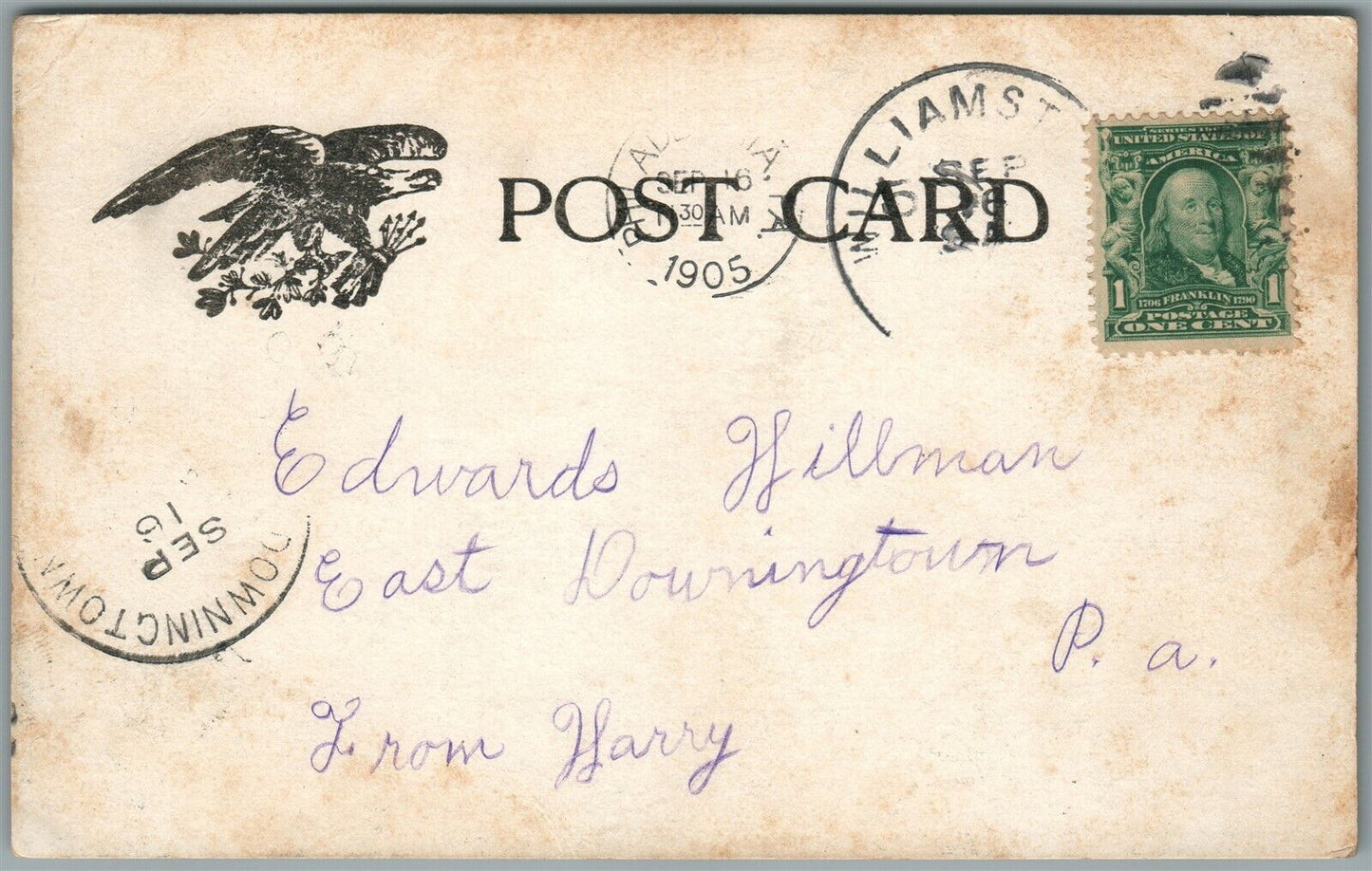 PITMAN NJ ALCYON PARK BATHING ANTIQUE POSTCARD