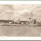 MILITARY SHIP U.SS. ELLET ANTIQUE REAL PHOTO POSTCARD RPPC