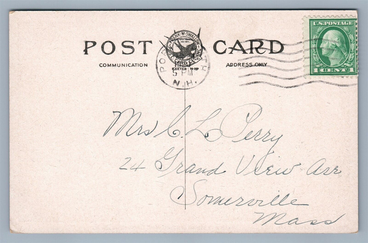 WEST HEMPSTEAD NH RAILROAD STATION ANTIQUE POSTCARD RAILWAY DEPOT