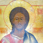 RUSSIAN ICON of JESUS CHRIST 19th CENTURY ANTIQUE hand painted HIGH QUALITY