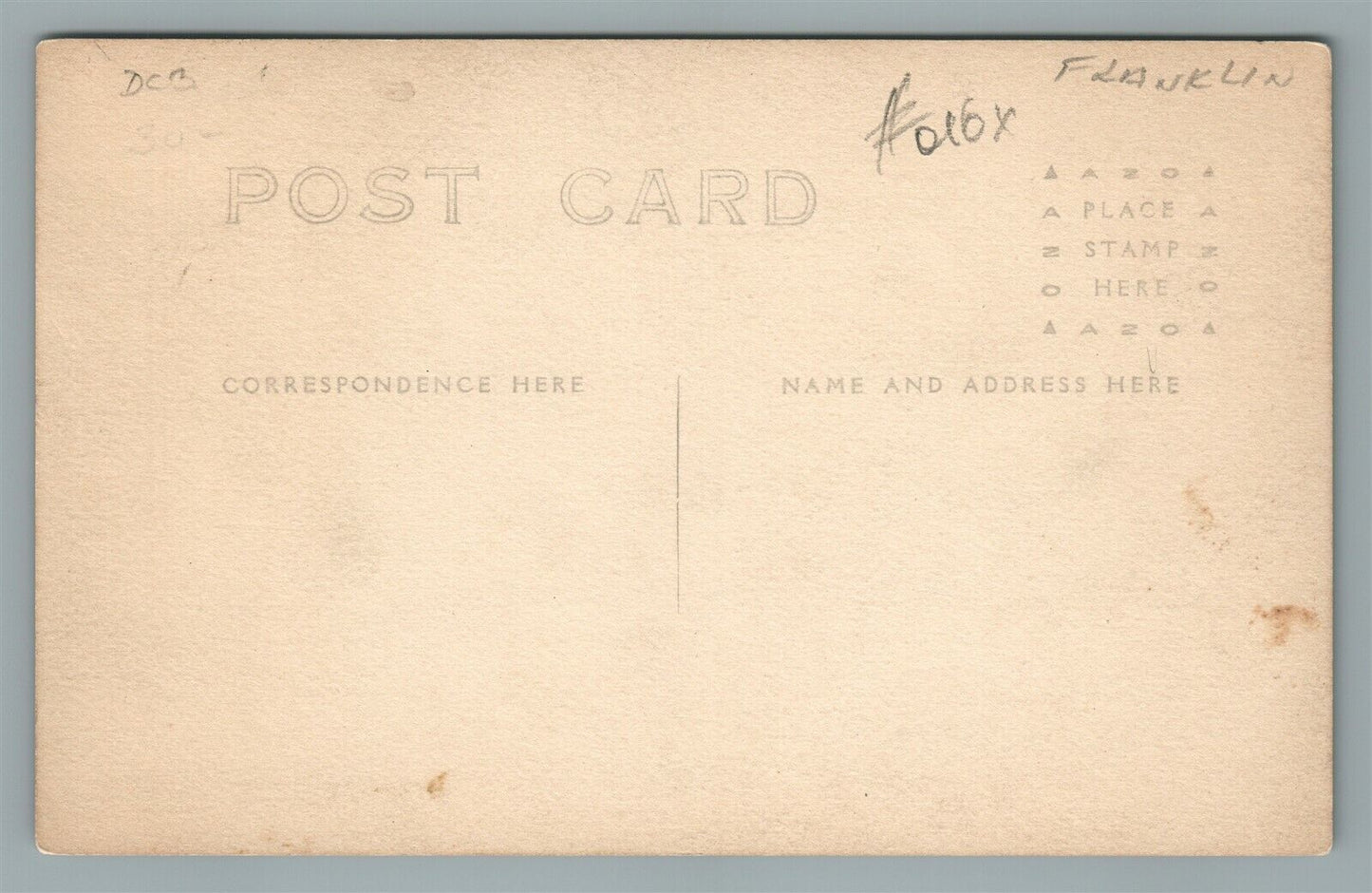 QUINCY PA U.B. ORPHANAGE ANTIQUE REAL PHOTO POSTCARD RPPC