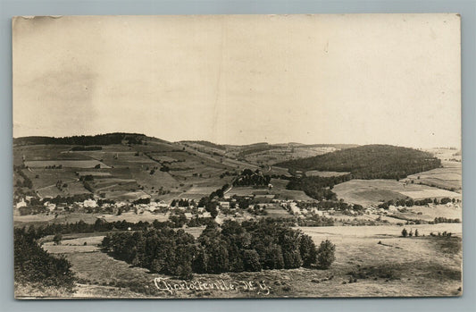 CHARLOTTEVILLE NY ANTIQUE REAL PHOTO POSTCARD RPPC