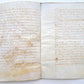 1645 MANUSCRIPT on VELLUM antique LAW DOCUMENT in FRENCH 10 leaves