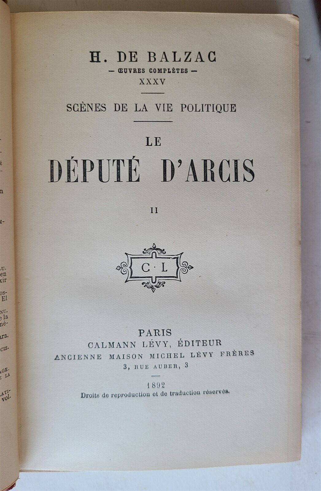 1892 50 VOLUMES of Honere De Balzac works antique FINE DECORATIVE BINDINGS