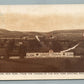 ILION NY FROM TRACKS OF NY CENTRAL RAILROAD ANTIQUE REAL PHOTO POSTCARD RPPC