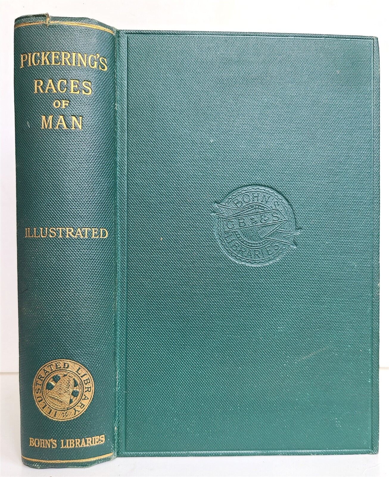 1895 RACES of MAN by CHARLES PICKERING M.D. antique ILLUSTRATED