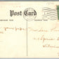 ATLANTIC CITY NJ HEINZ SUN PARLOR INTERIOR OCEAN PIER 1919 ANTIQUE POSTCARD