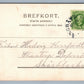 SWEDEN MOJA BERG ANTIQUE POSTCARD w/ STAMP