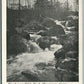 HIGGANUM CT BROOK NEAR BIBLE ROCK ANTIQUE POSTCARD