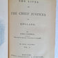 1874 LIVES OF THE CHIEF JUSTICES OF ENGLAND antique 6 VOLUMES