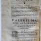 1576 VALERII MAXIMI Dictorum factorumque memorabilium antique VELLUM BINDING