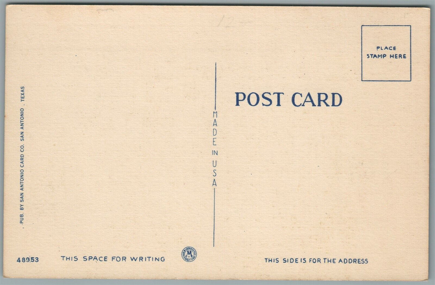 PARATROOPER READY FOR TAKE OFF RANDOLPH FIELD SAN ANTONIO TX VINTAGE POSTCARD