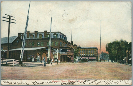 MADISON NJ WAVERLY PLACE ANTIQUE POSTCARD