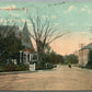 LONG BRANCH NJ THIRD AVENUE ANTIQUE POSTCARD