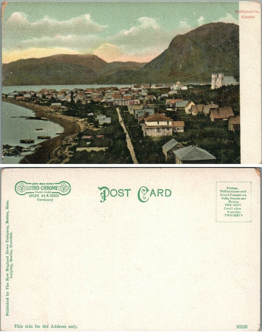 METLAKAHTIA ALASKA ANTIQUE UNDIVIDED POSTCARD