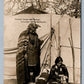 AMERICAN INDIAN CHIEF & FAMILY ANTIQUE REAL PHOTO POSTCARD RPPC 1909 by W.MARTIN