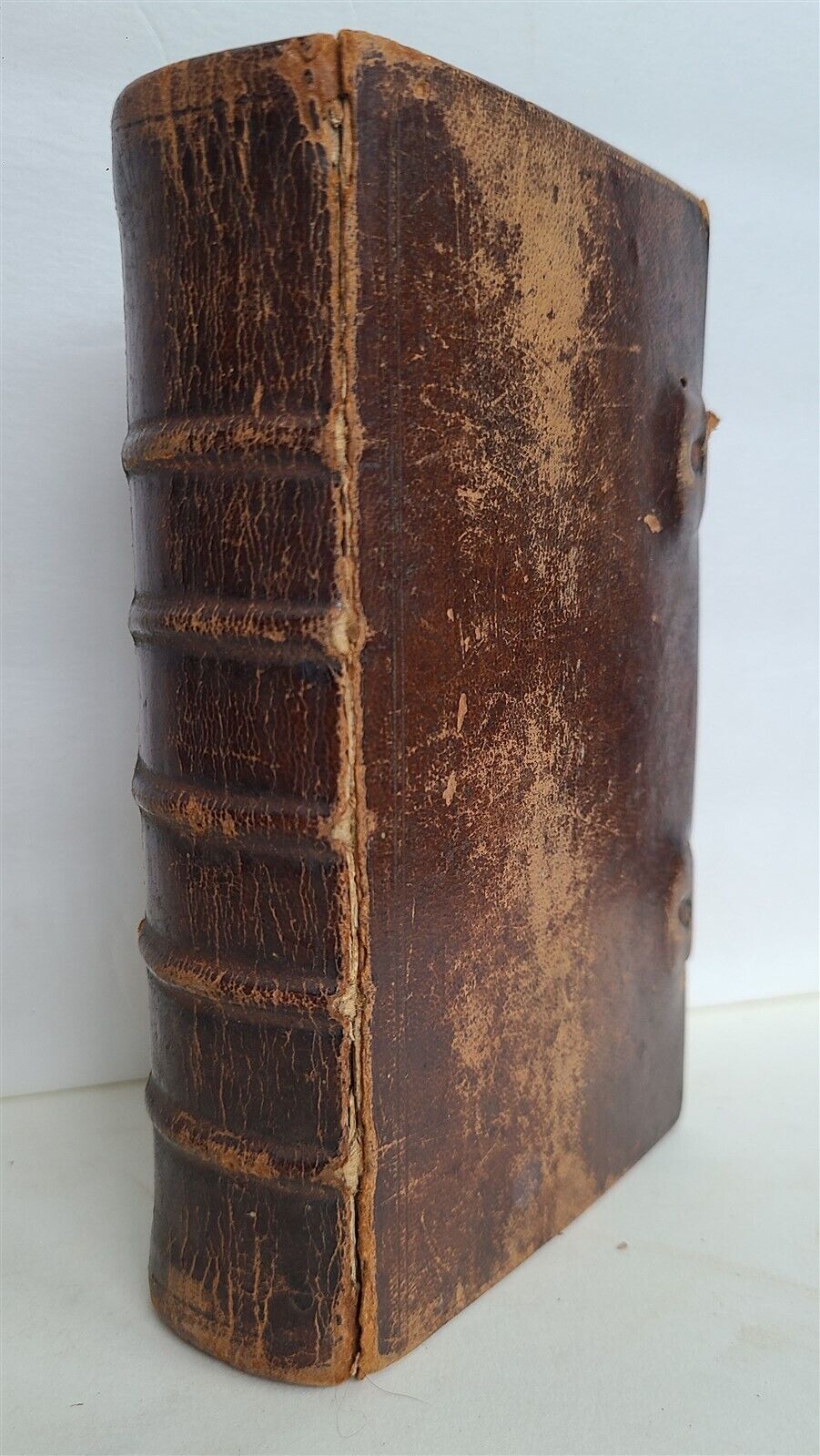 1814 HYMNAL BOOK in GERMAN LEATHER BOUND w/CLASPS antique AMERICANA Philadelphia