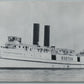 BOSTON STEAM BOAT ship VINTAGE REAL PHOTO POSTCARD RPPC