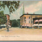 LEOMINSTER MA MAIN STREET ANTIQUE POSTCARD