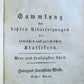 1801 HORACE WORKS in GERMAN antique