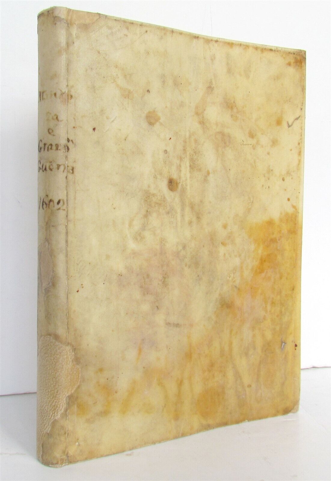 1602 THEORY & PRACTICE OF TERRESTRIAL & MARITIME WAR B. MENDOZA antique VELLUM