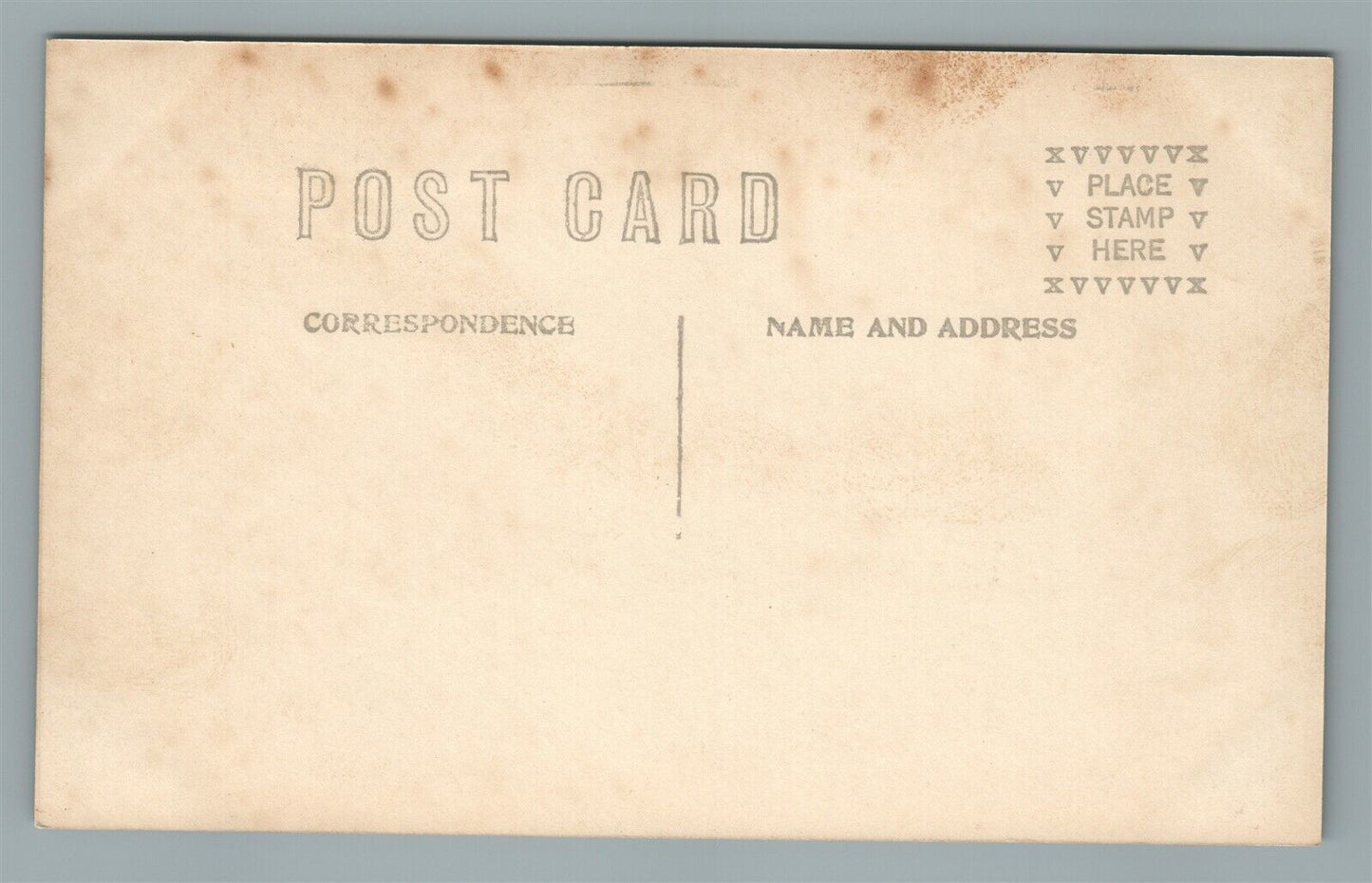 CATSKILL MTS NY ONEORA PARK BEAR & FOX INN ANTIQUE REAL PHOTO POSTCARD RPPC