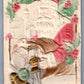 SANTA w/ TOYS CHRISTMAS GERMAN EMBOSSED ANTIQUE POSTCARD