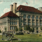 YORK PA HIGH SCHOOL BILDING 1909 ANTIQUE POSTCARD