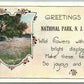 NATIONAL PARK N.J. ANTIQUE POSTCARD