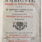 1752 antique SCHOOL PRIZED VELLUM BINDING J.F. REITZIUS De ambiguis mediis